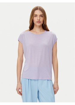Vero Moda T-Shirt Ava 10284468 Fioletowy Regular Fit ze sklepu MODIVO w kategorii Bluzki damskie - zdjęcie 182754152