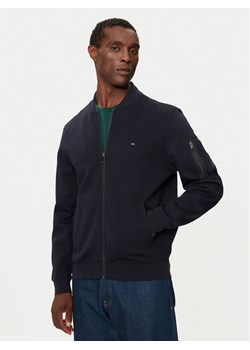 Tommy Hilfiger Bluza Essential MW0MW37357 Granatowy Regular Fit ze sklepu MODIVO w kategorii Bluzy męskie - zdjęcie 182754170