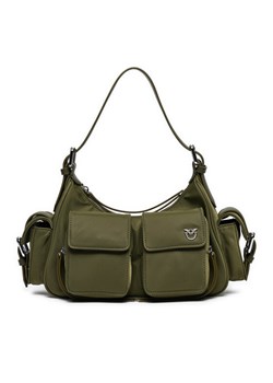 PINKO Torebka Cargo Bag Classic Khaki ze sklepu MODIVO w kategorii Torebki hobo - zdjęcie 182754334