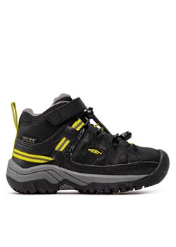 Keen Trekkingi Targhee Mid Wp 1026297 Czarny ze sklepu MODIVO w kategorii Buty trekkingowe dziecięce - zdjęcie 182754370