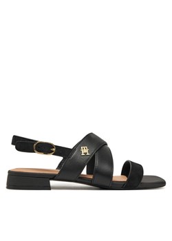 Tommy Hilfiger Sandały FW0FW08507 Czarny ze sklepu MODIVO w kategorii Sandały damskie - zdjęcie 182754414