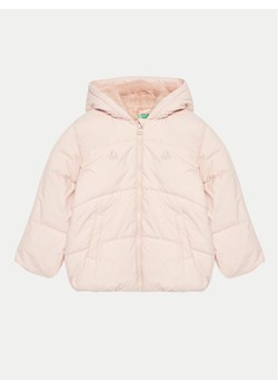 United Colors Of Benetton Kurtka zimowa 2SJ1GN03I Różowy Regular Fit ze sklepu MODIVO w kategorii Kurtki dziewczęce - zdjęcie 182754441