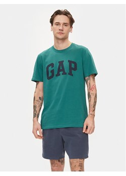 Gap T-Shirt 856659-06 Zielony Regular Fit ze sklepu MODIVO w kategorii T-shirty męskie - zdjęcie 182754482