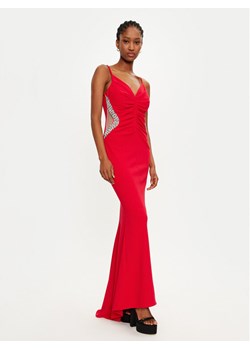 Rinascimento Sukienka wieczorowa CFC0121948003 Czerwony Slim Fit ze sklepu MODIVO w kategorii Sukienki - zdjęcie 182754632