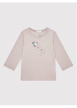 United Colors Of Benetton Bluzka 3ATNA1018 Beżowy Regular Fit ze sklepu MODIVO w kategorii Bluzki dziewczęce - zdjęcie 182754750