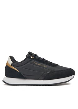 Tommy Hilfiger Sneakersy Essential Runner FW0FW08332 Czarny ze sklepu MODIVO w kategorii Buty sportowe damskie - zdjęcie 182754902