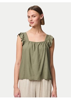 Pieces Top Pia 17154740 Zielony Regular Fit ze sklepu MODIVO w kategorii Bluzki damskie - zdjęcie 182754942