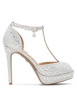 Nine West Sandały NISA SY015-1NW Srebrny ze sklepu MODIVO w kategorii Sandały damskie - zdjęcie 182755003