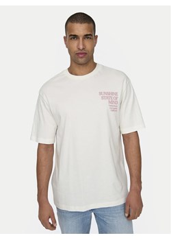 Only & Sons T-Shirt Kenny 22028736 Biały Relaxed Fit ze sklepu MODIVO w kategorii T-shirty męskie - zdjęcie 182755010