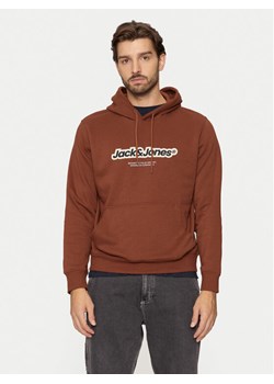 Jack&Jones Bluza Vesterbro 12265766 Brązowy Relaxed Fit ze sklepu MODIVO w kategorii Bluzy męskie - zdjęcie 182755074