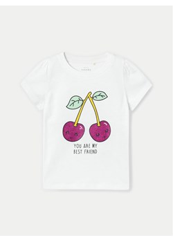 NAME IT T-Shirt Vibeke 13228146 Biały Regular Fit ze sklepu MODIVO w kategorii Bluzki dziewczęce - zdjęcie 182755221