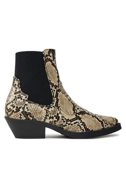 ONLY Shoes Botki 15304869 Beżowy ze sklepu MODIVO w kategorii Botki - zdjęcie 182755240