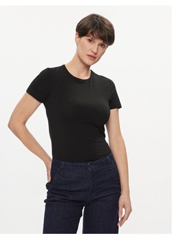 Pieces T-Shirt Irene 17082526 Czarny Slim Fit ze sklepu MODIVO w kategorii Bluzki damskie - zdjęcie 182755310