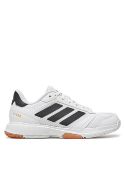 adidas Buty halowe Ligra 8 Indoor Shoes IH8118 Biały ze sklepu MODIVO w kategorii Buty sportowe damskie - zdjęcie 182755314