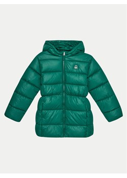 United Colors Of Benetton Kurtka zimowa 2NQRCN050 Zielony Slim Fit ze sklepu MODIVO w kategorii Kurtki chłopięce - zdjęcie 182755432
