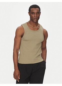 HUGO Tank top Dapota 50542089 Brązowy Slim Fit ze sklepu MODIVO w kategorii T-shirty męskie - zdjęcie 182755434