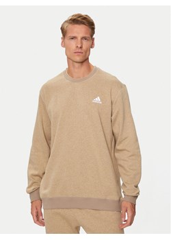 adidas Bluza Seasonal Essentials IY6613 Beżowy Regular Fit ze sklepu MODIVO w kategorii Bluzy męskie - zdjęcie 182755451