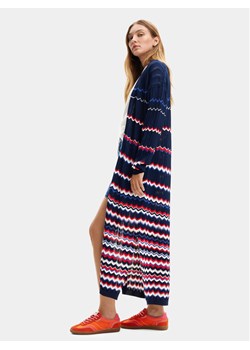Desigual Kardigan Cloë 24SWJF39 Granatowy Regular Fit ze sklepu MODIVO w kategorii Swetry damskie - zdjęcie 182755473