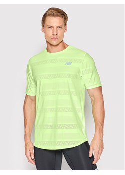 New Balance Koszulka techniczna Speed MT13277 Zielony Athletic Fit ze sklepu MODIVO w kategorii T-shirty męskie - zdjęcie 182755501