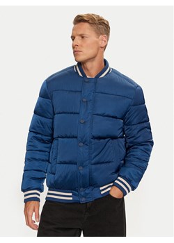 Guess Kurtka bomber M4BL31 WGJ92 Niebieski Regular Fit ze sklepu MODIVO w kategorii Kurtki męskie - zdjęcie 182755530
