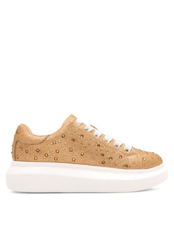 Nine West Sneakersy NURIYA NW-23-001 Złoty ze sklepu MODIVO w kategorii Trampki damskie - zdjęcie 182755550