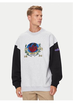 adidas Bluza OLPC IZ2553 Szary Regular Fit ze sklepu MODIVO w kategorii Bluzy męskie - zdjęcie 182755700