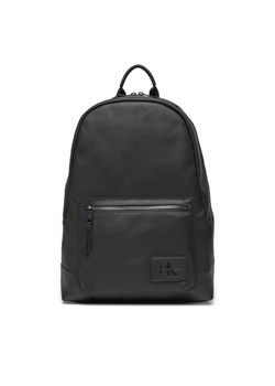 Calvin Klein Jeans Plecak Coated Center Zip K50K512997 Czarny ze sklepu MODIVO w kategorii Plecaki - zdjęcie 182755862