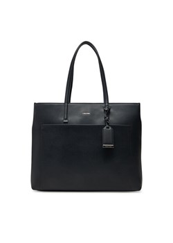 Calvin Klein Torebka Ck Must Medium Shopper W/Pocket K60K613019 Czarny ze sklepu MODIVO w kategorii Torby Shopper bag - zdjęcie 182755912