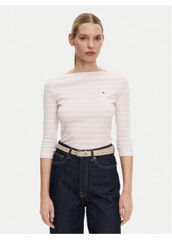 Tommy Hilfiger Bluzka New Cody WW0WW40589 Różowy Slim Fit ze sklepu MODIVO w kategorii Bluzki damskie - zdjęcie 182755923
