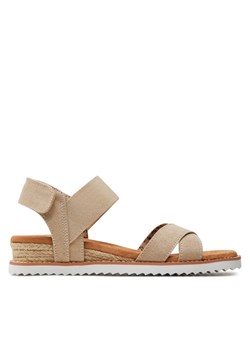 Skechers Sandały Desert Kiss-Secret Picnic 33386/NAT Beżowy ze sklepu MODIVO w kategorii Sandały damskie - zdjęcie 182756014