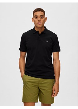 Selected Homme Polo 16087839 Czarny Regular Fit ze sklepu MODIVO w kategorii T-shirty męskie - zdjęcie 182756071