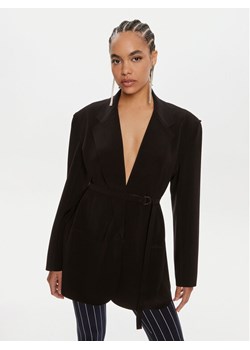 NORMA KAMALI Marynarka KK4214PL158001 Czarny Regular Fit ze sklepu MODIVO w kategorii Marynarki damskie - zdjęcie 182756160
