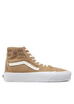 Vans Tenisówki Sk8-Hi Tapered VN0009QP4MG1 Beżowy ze sklepu MODIVO w kategorii Trampki damskie - zdjęcie 182756214