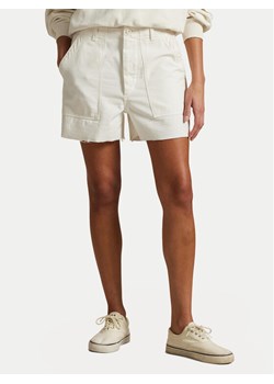 Polo Ralph Lauren Szorty materiałowe 211949934002 Écru Relaxed Fit ze sklepu MODIVO w kategorii Szorty - zdjęcie 182756332