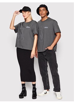 2005 T-Shirt Unisex Horned Szary Relaxed Fit ze sklepu MODIVO w kategorii Bluzki damskie - zdjęcie 182756333