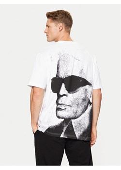 Karl Lagerfeld Jeans T-Shirt A1M17113 Biały Relaxed Fit ze sklepu MODIVO w kategorii T-shirty męskie - zdjęcie 182756342