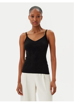 Fracomina Top FR25ST4006K410J9 Czarny Slim Fit ze sklepu MODIVO w kategorii Bluzki damskie - zdjęcie 182756371