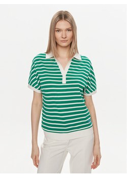 Tommy Hilfiger Polo WW0WW41889 Zielony Relaxed Fit ze sklepu MODIVO w kategorii Bluzki damskie - zdjęcie 182756693