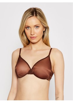 Gossard Biustonosz z fiszbiną Glossies Sheer Moulded 6271 Brązowy ze sklepu MODIVO w kategorii Biustonosze - zdjęcie 182756750