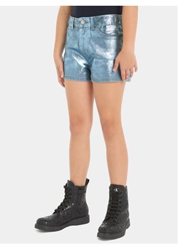 Calvin Klein Jeans Szorty materiałowe IG0IG02368 Niebieski Relaxed Fit ze sklepu MODIVO w kategorii Spodenki dziewczęce - zdjęcie 182756790