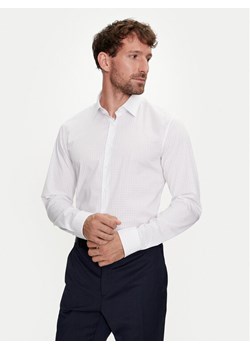 Calvin Klein Koszula K10K113163 Biały Slim Fit ze sklepu MODIVO w kategorii Koszule męskie - zdjęcie 182756810