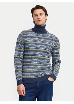 Blend Golf 20717856 Niebieski Regular Fit ze sklepu MODIVO w kategorii Swetry męskie - zdjęcie 182756941