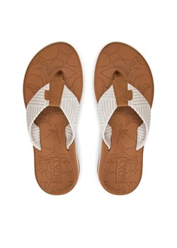 Roxy Japonki ARJL100899 Écru ze sklepu MODIVO w kategorii Klapki damskie - zdjęcie 182757111