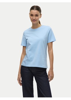 Vero Moda T-Shirt Paulina 10316991 Niebieski Regular Fit ze sklepu MODIVO w kategorii Bluzki damskie - zdjęcie 182757332