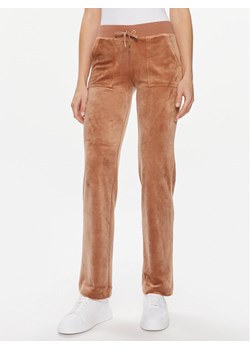 Juicy Couture Spodnie dresowe Del Ray JCAP180G Brązowy Regular Fit ze sklepu MODIVO w kategorii Spodnie damskie - zdjęcie 182757510