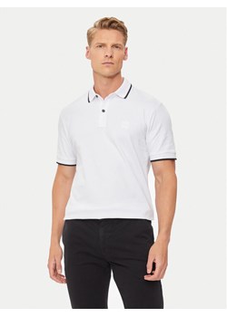 Boss Polo Passertip 50507699 Biały Slim Fit ze sklepu MODIVO w kategorii T-shirty męskie - zdjęcie 182757631