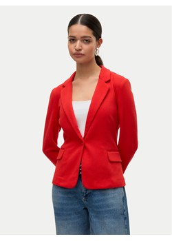 Vero Moda Marynarka Julia 10154123 Czerwony Regular Fit ze sklepu MODIVO w kategorii Marynarki damskie - zdjęcie 182757634