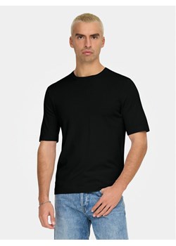 Only & Sons T-Shirt Wyler 22022928 Czarny Regular Fit ze sklepu MODIVO w kategorii T-shirty męskie - zdjęcie 182757653