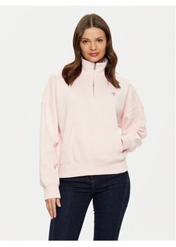 Guess Bluza W4BQ15 KC811 Różowy Relaxed Fit ze sklepu MODIVO w kategorii Bluzy damskie - zdjęcie 182757700