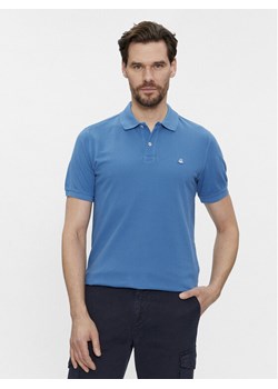 United Colors Of Benetton Polo 3089J3179 Niebieski Regular Fit ze sklepu MODIVO w kategorii T-shirty męskie - zdjęcie 182757701